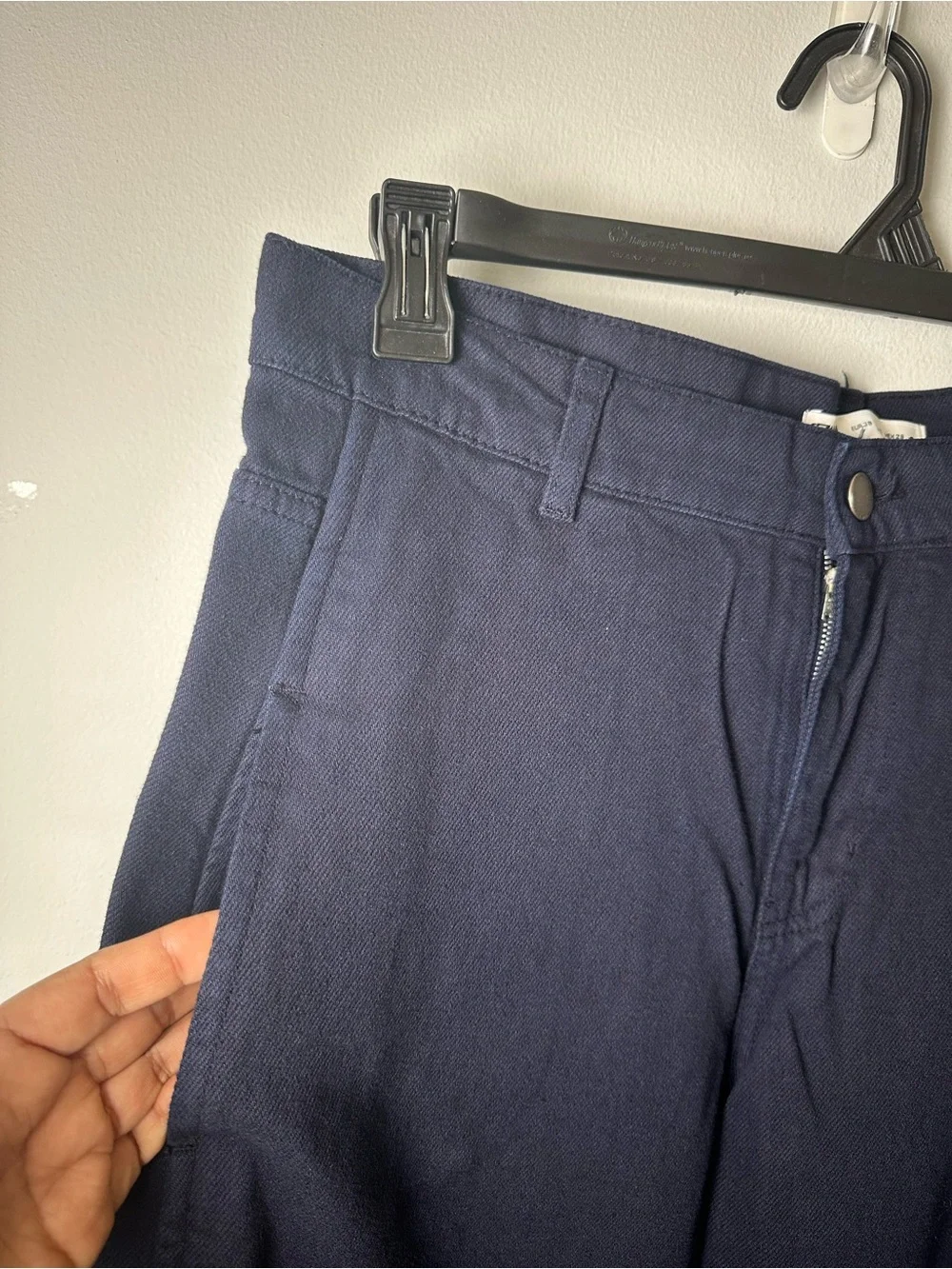 ZARA Barrel Leg Jeans Women’s Size 6 Dark Blue High Waisted